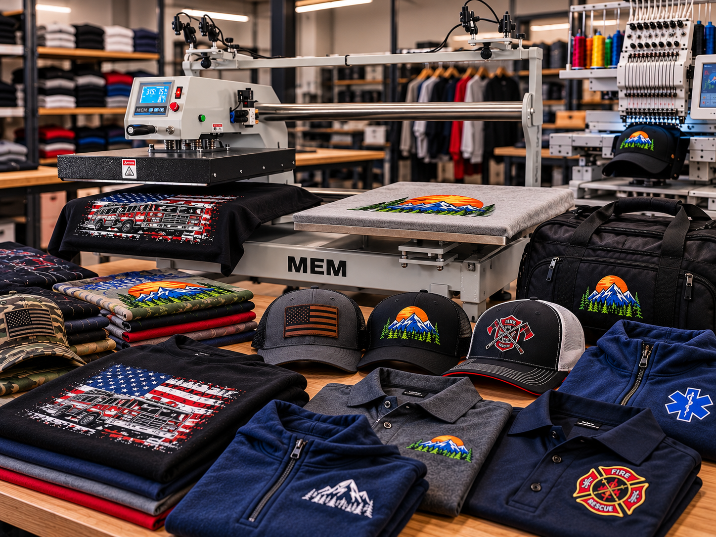 Custom apparel - printed t-shirts, hoodies and more